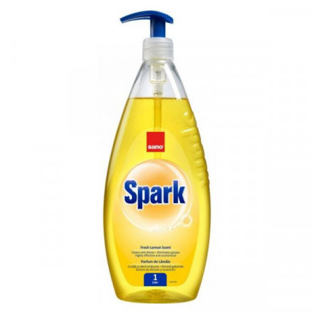 Sano Spark Detergent de Vase Lichid cu Lamaie 1l