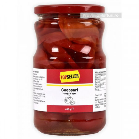 TopSeller Gogosari Taiati in Otet 650g