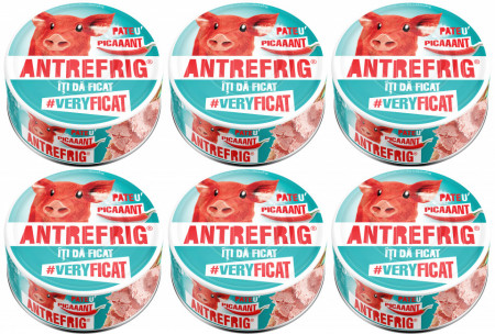 Antrefrig Pate de Porc Picant 6 buc x 100g