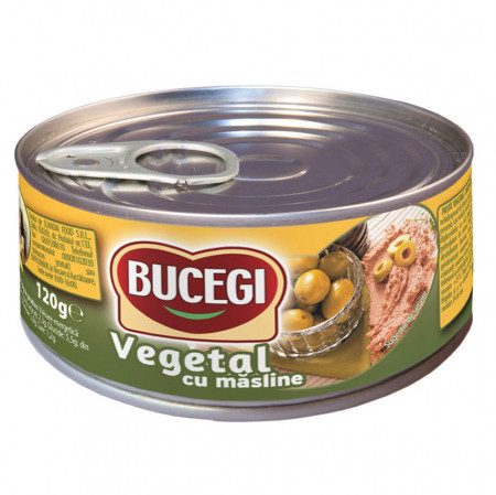 Bucegi Pasta Vegetala Tartinabila cu Masline 120g