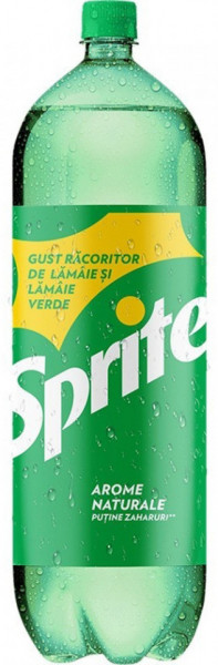 Sprite Bautura Racoritoare Carbogazoasa cu Gust de Lamaie si Lamaie Verde 2.5L