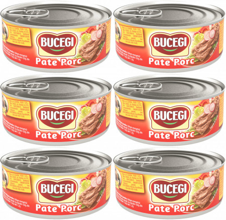 Bucegi Pate de Porc 6 buc x 120g