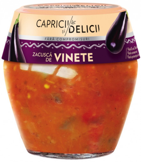 Capricii si Delicii Zacusca de Vinete 550g