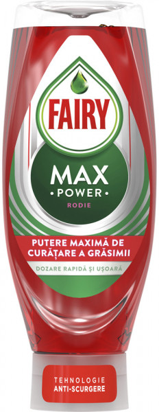 Fairy Max Power Detergent de Vase cu Rodie 650ml