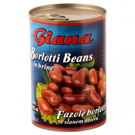 Giana Fasole Boabe Intregi Borlotti In Saramura 400g