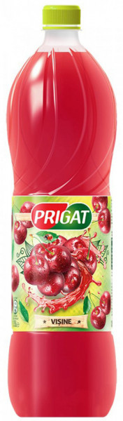 Prigat Bautura Racoritoare Necarbonatata cu Suc de Visine si Suc Concentrat de Struguri 1.75L