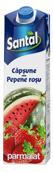 Santal Suc de Capsune si Pepene Rosu 1L