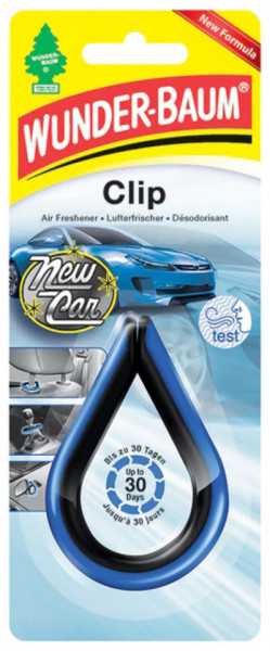Wunder-Baum Odorizant Auto Clip New Car