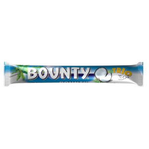 Bounty Trio Baton de Ciocolata cu Cocos 85g
