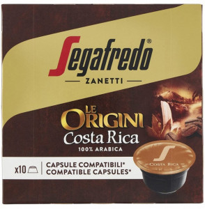 Segafredo Le Origini Costa Rica Amestec de Cafea Prajita si Macinata in Capsule 10 buc x 7.5g