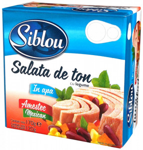 Siblou Salata de Ton cu Legume 170g