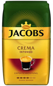 Jacobs Crema Intenso Cafea Boabe Prajita 1Kg