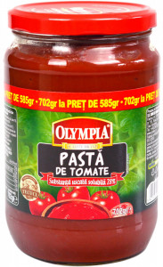 Olympia Pasta de Tomate 585g + 20% Produs