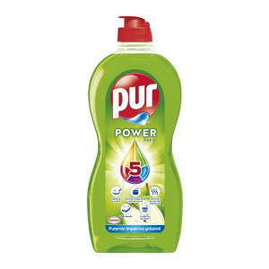 Pur Detergent de Vase Lichid Power 5 cu Parfum de Mar 450ml