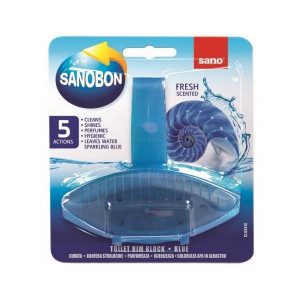 Sano Blue Odorizant de Baie pentru Wc Sanobon Fresh Scented 5in1 55g
