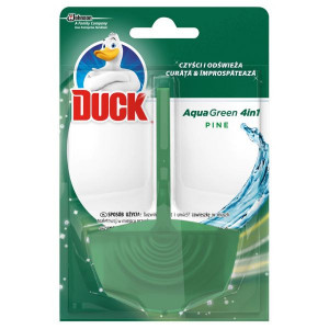 Duck Aparat Odorizant pentru Toaleta Solid 4in1 Aqua Green Pine 40g