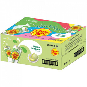 Chupa Chups Bautura Carbonatata cu Aroma de Pepene Galben si Frisca 24 buc x 250ML