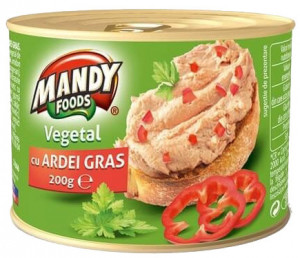 Mandy Pasta Vegetala Tartinabila cu Ardei Gras 200g