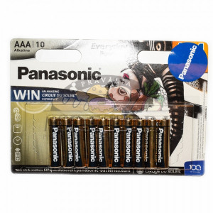 Panasonic Baterii Alcaline R3 Pachet 10 Buc Cirque Du Soleil