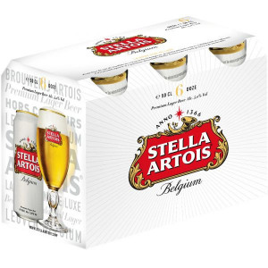 Stella Artois Bere Blonda Superioara Doza 6 x 500ml
