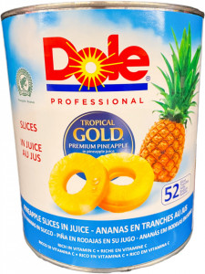 Dole Rondele de Ananas Gold in Suc Propriu 3kg