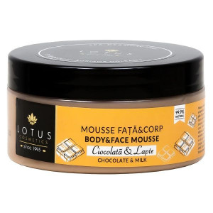 Lotus Mousse de Fata si Corp cu Ciocolata si Lapte 250ml