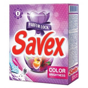 Savex Detergent de Rufe Pudra Automat Parfum Lock Color Brightness 300g