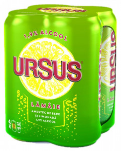 Ursus Cooler Bere 1.9% Alcool 4 buc x 500ML