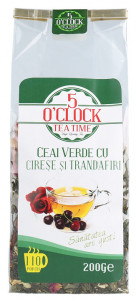 5 O'Clock Ceai Verde cu Cirese si Trandafiri 200g