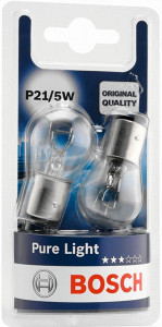 Bosch Set 2 Becuri Pure Light P21 5w
