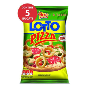 Lotto Snack din Porumb cu Gust de Pizza 5bucati x 35g
