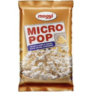 Mogyi Popcorn pentru Microunde cu Aroma de Cascaval 100g
