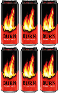 Burn Energy Drink Original Bautura Energizanta Carbogazoasa 6 buc x 500ML