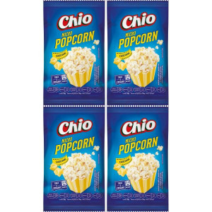 Chio Popcorn pentru Microunde cu Gust de Cascaval 80g x 4bucati