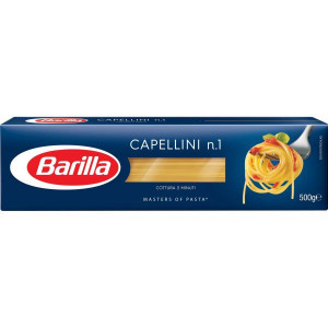 Barilla Capellini No 1 Paste Alimentare din Faina de Gris Dur 500g