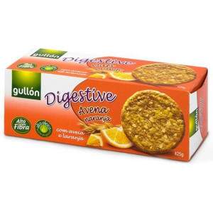 Gullon Digestive Biscuiti Digestivi cu Fulgi de Ovaz si Portocale 425g