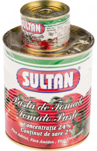 Sultan Pasta de Tomate 800g + 70g Gratis