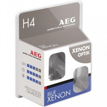AEG set becuri auto halogen H4 Blue Xenon