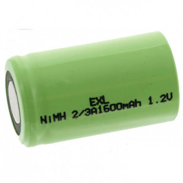 Acumulator NiMH 2/3A Exell 1.2V 1600mAh
