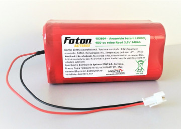 Baterie 4DD LiSoCl2 3.6V 140Ah