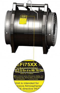 Ventilator portabil ATEX Z1 Ramfan VF-EFi75 30cm