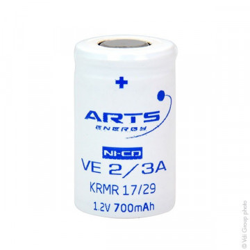 Acumulator Arts VE 2/3A 1.2V 700mAh NiCd