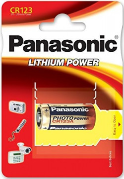 CR123 Baterie Litiu Panasonic 3V 1550mAh