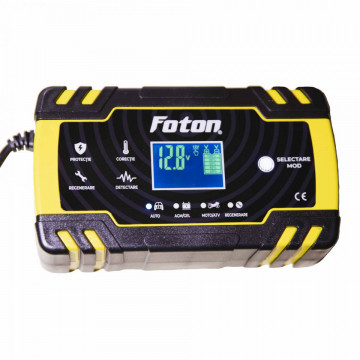 Redresor inteligent Foton RI-1224-8 cu desulfatare