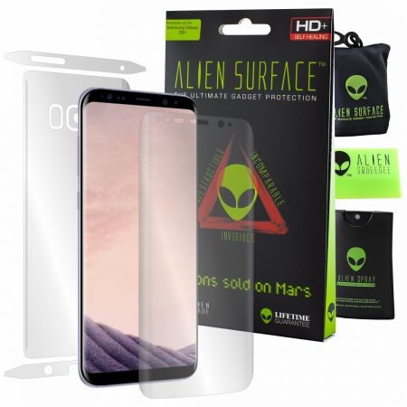 Folie Alien Surface HD, Samsung GALAXY S8 Plus, protectie ecran, spate, laterale + Alien Fiber Cadou Alien Surface imagine noua tecomm.ro
