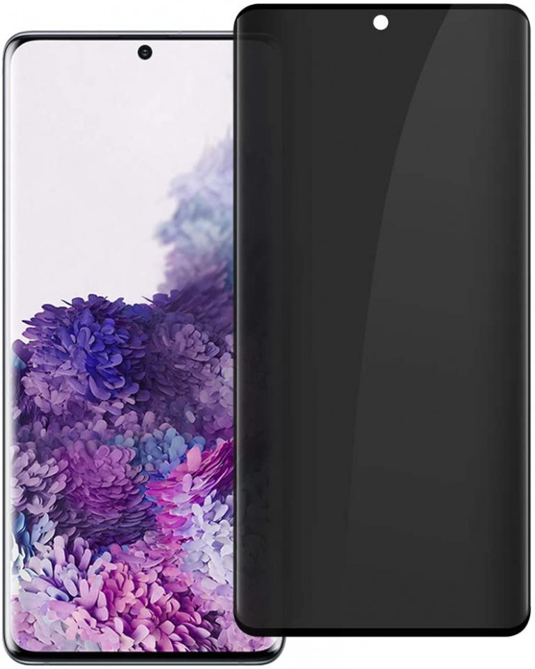 Folie de sticla Samsung Galaxy S20 Ultra, Privacy Glass, folie securizata duritate 9H