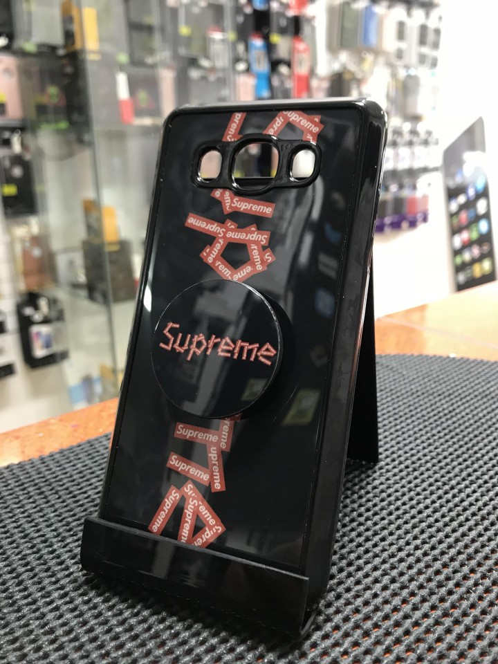 Husa de protectie Samsung Galaxy J5 2016, Supreme Negru-Rosu