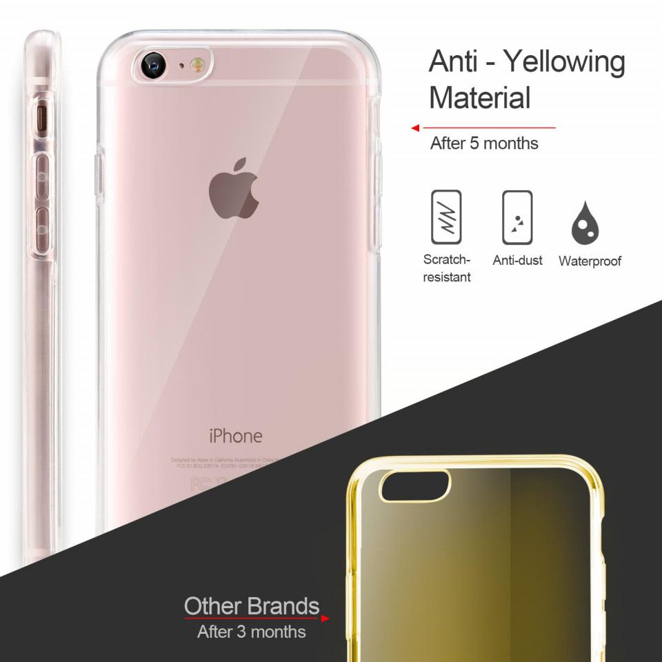 Husa Apple iPhone 6 Plus/6S Plus, FullBody Elegance Luxury 360º ultra slim Silicon TPU, acoperire fata spate - 3 | YEO