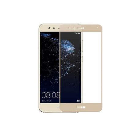 Folie de sticla Huawei P8 / P9 Lite 2017, Elegance Luxury cu margini colorate Gold