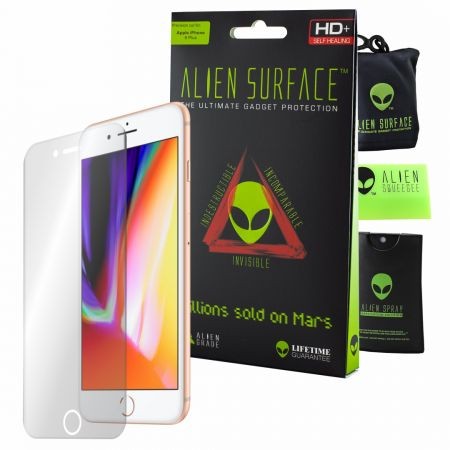 Folie Alien Surface HD, Apple iPhone 8, protectie ecran + Alien Fiber cadou